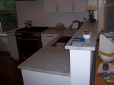 Bianco Cararra marble top 